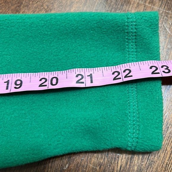 LL Bean Treeline Green Performance Fleece 1/4 Zip Sweatshirt Sz XS NWT - Picture 10 of 10
